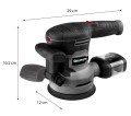 Szlifierka mimośrodowa 450W Graphite tarcza 125/150mm z walizką - 1737308
