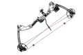 Łuk bloczkowy Poe Lang EK SKULL REX biało-czarny, 15-55 lb (CO-029ML) - 1744979