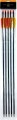 Strzały z włókna szklanego 28" Poe Lang - zestaw 5 sztuk (D-055-B3) - 2173866