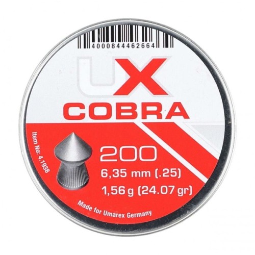 Śrut 6,35 Umarex Cobra Pointed Ribbed 200 szt. - 2302662