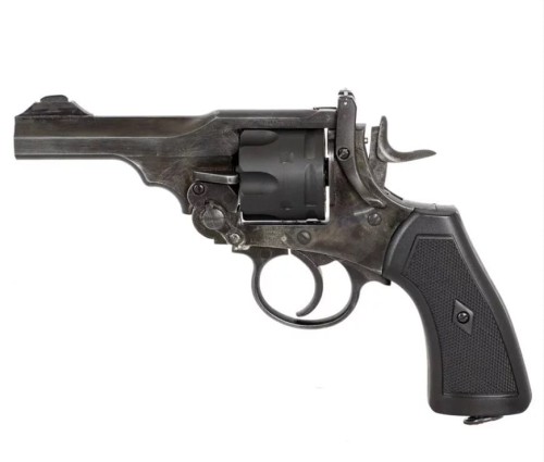 Rewolwer WEBLEY MKVI .455 Police kal.5,5 mm Diabolo łuski 6-strzał. lufa 4" CO2 Battlefield Ekp do17J - 2221516