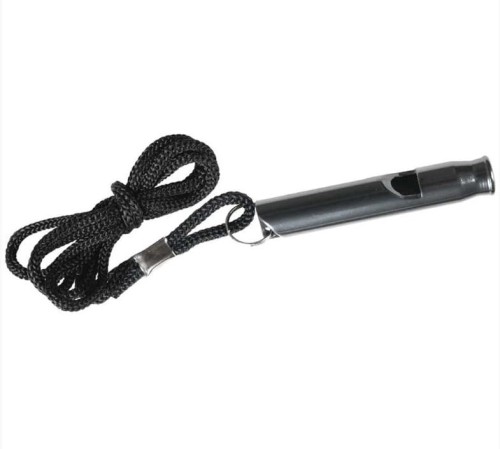 Gwizdek Przetrwania - Aluminium - Czarny-Black - 2304795