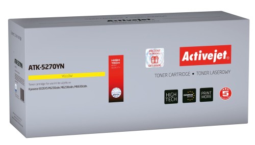 Activejet ATK-5270YN Toner (zamiennik Kyocera TK-5270Y; Supreme; 6000 stron; żółty) (WYPRZEDAŻ) - 2307518
