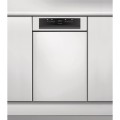 Zmywarka do zabudowy Whirlpool WSBO 3O23 PF X (szer. 44.5cm; Panel otwarty; kolor czarno-srebrny) - 818244