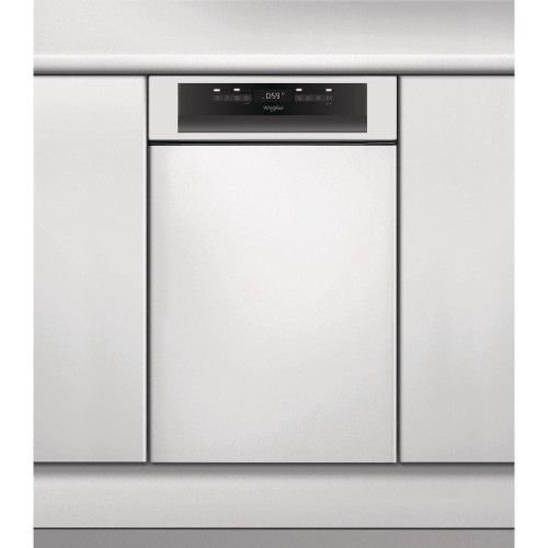 Zmywarka do zabudowy Whirlpool WSBO 3O23 PF X (szer. 44.5cm; Panel otwarty; kolor czarno-srebrny) - 818244