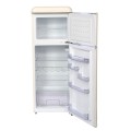 Lodówka Retro Ravanson LKK-210RC (545mm x 1470mm x 585 mm; 157l; Klasa A++; kremowy) - 1471963