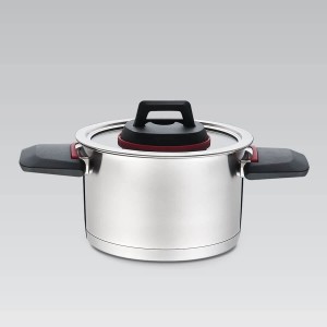 Garnek ze skład.uszami+pokrywka MR-3530-22   4,2L