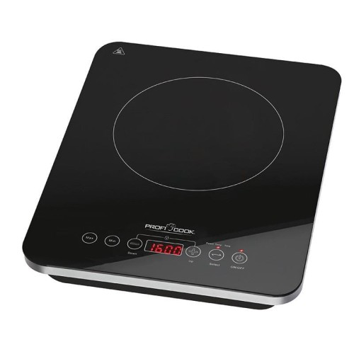 Kuchenka indukcyjna Clatronic PC-EKI 1062 (Płyta indukcyjna; 1 pole grzejne; kolor czarny) - 812779