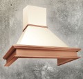 Okap przyścienny rustykalny AKPO WK-4 RUSTICA 60 Ecru (600mm; kolor kremowy) - 1003238