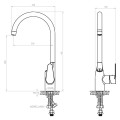 System filtrujący wodę kranową Dafi Flow Comfort D-1 z baterią trójdrożną COMO (chrom) - 2103296