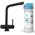 System filtrujący wodę kranową Dafi Flow Comfort D-1 z baterią trójdrożną HERO (czarna) - 2103318