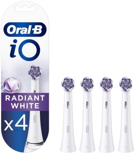 Końcówki do szczoteczki Oral-B iO Radiant 4 sz biel - 2299523