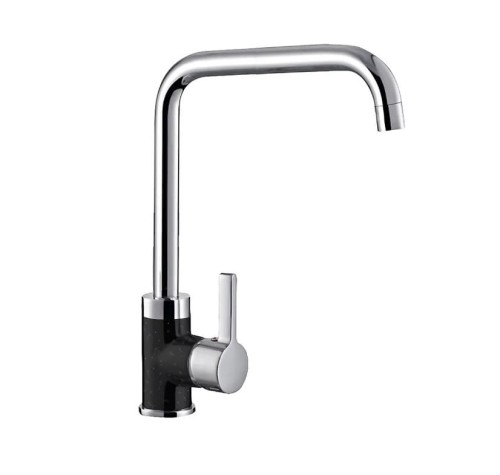 Bateria kuchenna PYRAMIS SILVIO DUO 090929538 granit czarny chrom (czarny nakrapiany) - 1752414