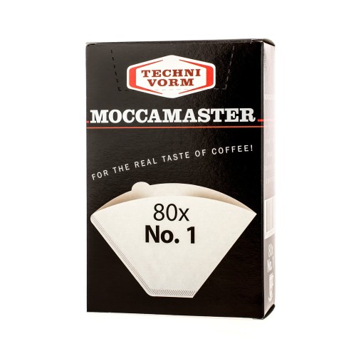 Moccamaster filtry papierowe nr 1, 80 sztuk - 997837
