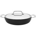 Głęboka patelnia tytanowa z 2 uchwytami i pokrywką DEMEYERE Alu Pro 5 40851-176-0 - 28 cm (WYPRZEDAŻ) - 1881911