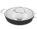 Głęboka patelnia tytanowa z 2 uchwytami i pokrywką DEMEYERE Alu Pro 5 40851-176-0 - 28 cm (WYPRZEDAŻ) - 1216558