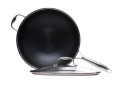 Wok z powłoką DIAMOND Kohersen Black Cube z pokrywką (32 cm ; 5,1l) - 1908345