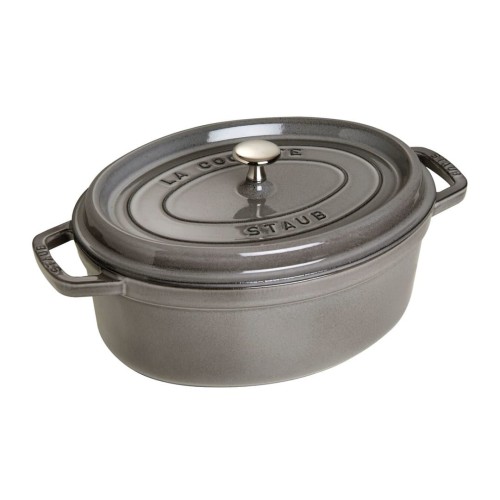 Garnek żeliwny owalny STAUB 40509-317-0 - grafitowy 4.2 ltr - 1173781