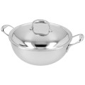 Patelnia głęboka z 2 uchwytami DEMEYERE Atlantis 7 40850-935-0 - 28 cm - 2230775