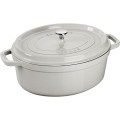 Garnek żeliwny owalny STAUB 40501-448-0 - biała trufla 6.7 ltr - 1881846