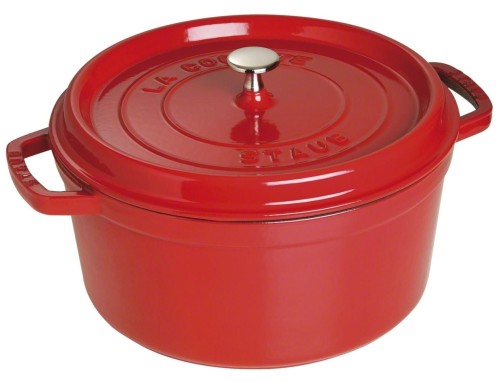 Garnek żeliwny okrągły wysoki STAUB 40501-485-0 - czerwony 4.8 ltr - 1195980