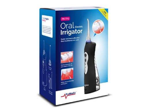 Irygator dentystyczny do zębów Promedix PR-770 stomatologiczny, bezprzewodowy, IPX7 czarny - 705252
