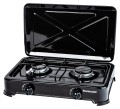 Kuchenka gazowa nastawna 2-palnikowa Ravanson K-02TB (czarny) - 1155677