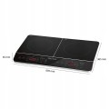 Kuchenka Indukcyjna Clatronic PC-DKI 1067 (dwupolowa 3500W czarna) - 999726