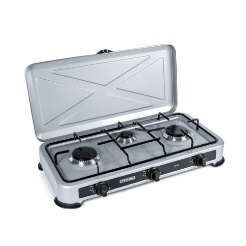 PROMIS KUCHENKA GAZOWA 3-PALNIKOWA,SREBRNA KG300S - 1207944