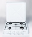 Kuchenka gazowa nastawna 4-palnikowa Ravanson K-04T (biały) - 945964
