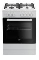 Kuchnia Beko FSE62120DW (Płyta gazowa; Piekarnik elektryczny; 600mm) - 999817