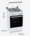 Kuchnia GORENJE GK5A21WH - 2230856