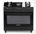 Kuchnia gazowo-elektryczna Ravanson KWGE-K90 GLASS black - 2226968