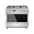 Kuchnia gazowo-elektryczna Ravanson KWGE-K90-6 TOP CHEF (Płyta gazowa; Piekarnik elektryczny; 900mm) - 1471949