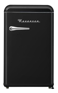 Lodówka Retro Ravanson LKK-120ERB (czarny)