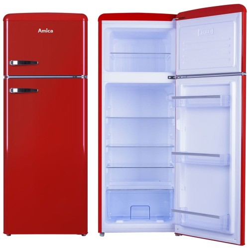 Lodówka Amica RETRO KGC15630R (550mm x 1440mm x 615 mm; 164 l; Klasa A++; kolor czerwony) - 1425727