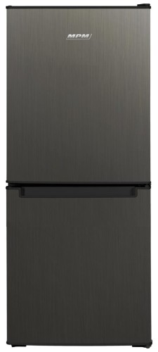 Chłodziarka z zamrażalnikiem MPM-108-KB-45 srebrna/inox - 2307721