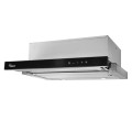 Okap teleskopowy AKPO WK-7 LIGHT GLASS TOUCH 60 INOX CZARNY (front czarne szkło, dotykowy) - 2281701