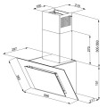 Okap MAAN Vertical Eco Duo Glass - 2107659