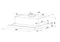 Okap teleskopowy MAAN Corona 2 G 60 czarny - 1003413