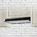 Okap podszafkowy AKPO WK-7 K GLASS 50 CZARNY/CZARNE SZKŁO (50 cm szer., kolor czarny, front czarne szkło) - 947193