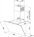 Okap MAAN Vertical Glass 60 czarny - 2049324