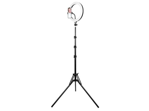 Lampa pierścieniowa Tracer RING 30cm ze statywem 210cm - 2034675