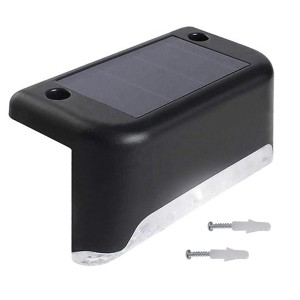 Lampa solarna schodowa tarasowa LED Maclean MCE319 IP44 4000K Ni-MH 100 mAh, 80x45x45mm czuj. zmierzchu