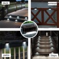 Lampa solarna schodowa tarasowa LED Maclean IP44 4000K Ni-MH 100 mAh, 80x45x45mm czuj. zmierzchu MCE319 - 1538849