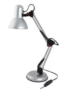 Lampka biurkowa Esperanza E27 AVIOR ELD112S srebrna