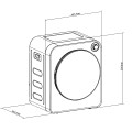 Suszarka elektryczna do ubrań GreenBlue GB410, bębnowa, 3kg wsad - 2109685
