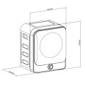 Suszarka elektryczna do ubrań GreenBlue GB415, bębnowa, 3kg wsad - 2109711