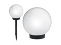 Lampa solarna GreenBlue GB121 wolnostojaca ogrodowa - kula 15x15x48cm, bialy LED - 926930