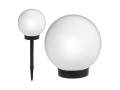 Lampa solarna GreenBlue GB121 wolnostojaca ogrodowa - kula 15x15x48cm, bialy LED - 1984245